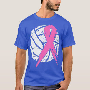 T-shirt Cancer du sein Pink Ribbon Volleyball Sensibilisat