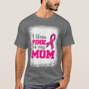 T-shirt Cancer du sein Ruban rose s, je porte le rose pour