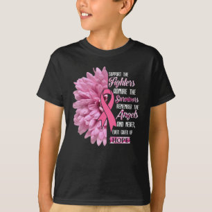 T-shirt Cancer Du Sein Soutien Les Combattants Cadeau Pour