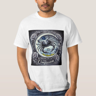 T-shirt Cancer "Force dans la compassion"
