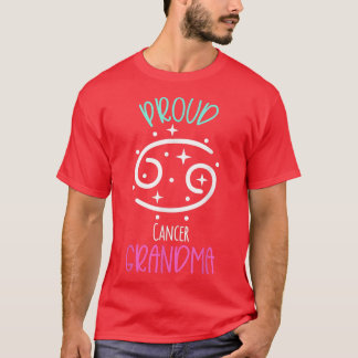 T-shirt Cancer Grand-mère Fière Grand-mère Symbole Zodiaqu
