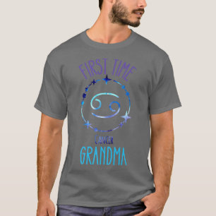 T-shirt Cancer Grandma Symbole Zodiaque Première fois Gran