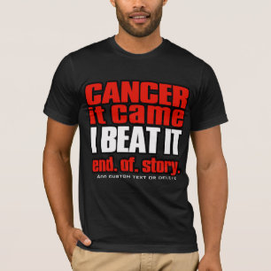 T-shirt Cancer. Je Bats Le Cancer. Sans cancer.