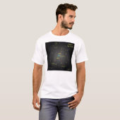 T-shirt Cancer la constellation de crabe (Devant entier)