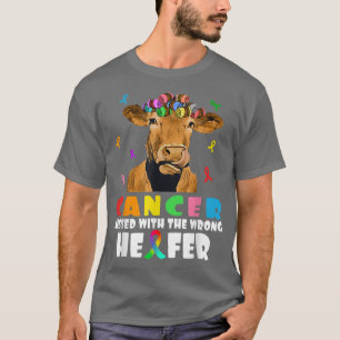 T-shirt Cancer Mis Au Courant Avec Le Mauvais Bruant De La