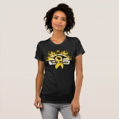 T-shirt Cancer nommé fait sur commande d'enfance de (Devant entier)