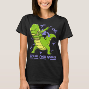 T-shirt cancer oesophagien alligator