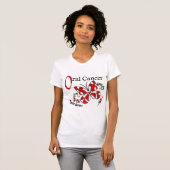T-shirt Cancer oral du survivant 6 (Devant entier)