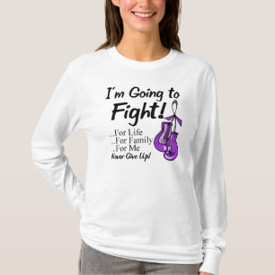T-shirt Cancer pancréatique je vais combattre