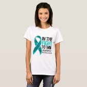 T-shirt Cancer péritonéal - Lutte pour gagner (Devant entier)