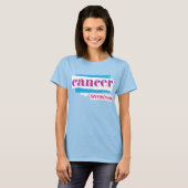 T-shirt Cancer pourpre (Devant entier)