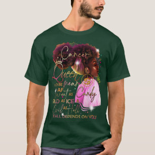 T-shirt Cancer Queen Sweet As Candy Birthday