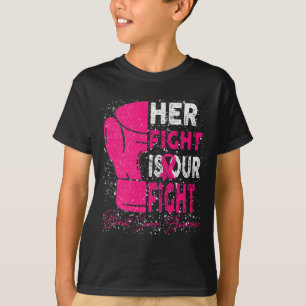 T-shirt Cancer Sa Lutte Est Notre Lutte Contre Le Cancer D