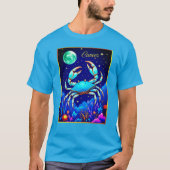 T-shirt Cancer the Crab Zodiac Sign (Devant)