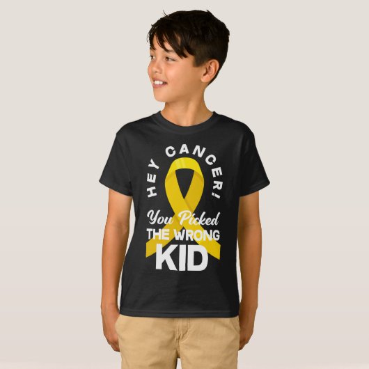 T-shirt Cancer Vous Avez Choisi Le Mauvais Enfant Cancer W (Devant entier)