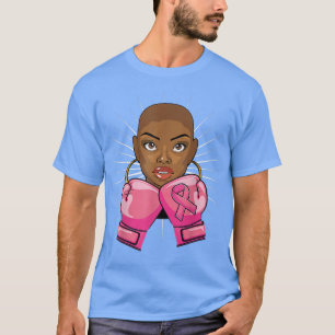 T-shirt Cancers mammaires afro-américains pour femmes Gir