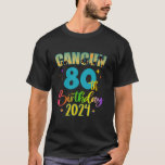 T-shirt Cancun Birthday Girl 80th Birthday Crew 2024 80 Ye<br><div class="desc">Cancun Anniversaire Fille 80ème Anniversaire Équipage 2024 80 Ancien T-shirt manches longues</div>