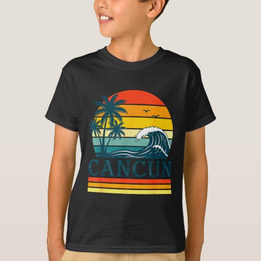 T-shirt Cancun Holiday Christmas Trip Vacation Matching (Devant)