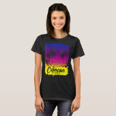 T-shirt Cancun Mexico Beach Spring Break Vacation Surf (Devant entier)