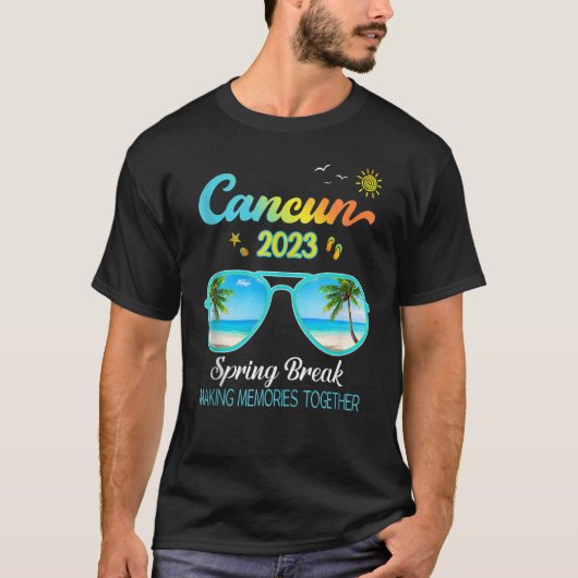 T-shirt Cancun Mexico Family Trip 2023 (Devant)