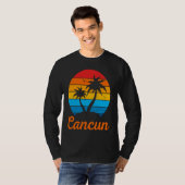 T-shirt Cancun Mexico Family Vacation Beach Tropical (Devant entier)