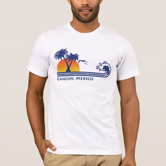 T-shirt Cancun Mexique (Devant)