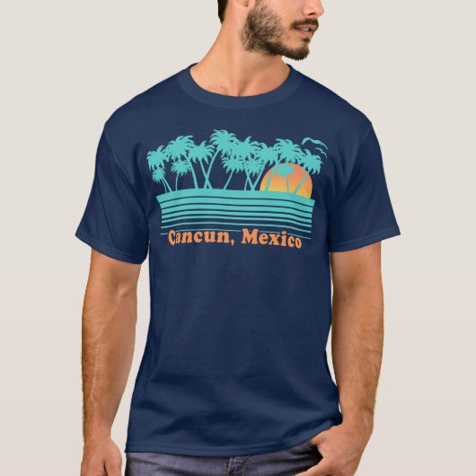 T-shirt Cancun Mexique (Devant)