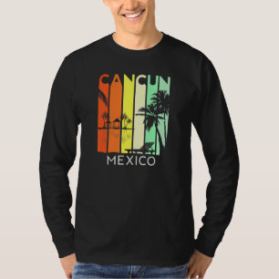 T-shirt Cancun Mexique Rétro Mexicaine Resort Vacances Gir