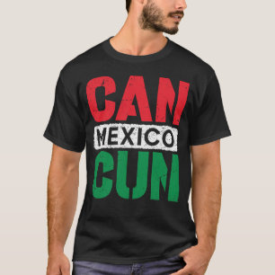 T-shirt Cancun Mexique Vacances Souvenir 2023 Bech été