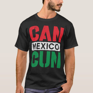 T-shirt Cancun Mexique Vacances Souvenir 2023 Bech été