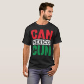 T-shirt Cancun Mexique Vacances Souvenir 2023 Bech été (Devant entier)