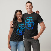 T-shirt Cancun Ocean Blue Tribal Turtle (Unisexe)