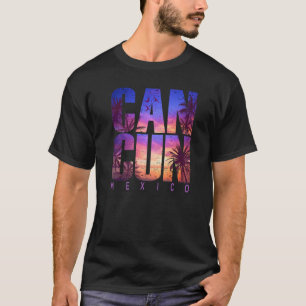 T-shirt Cancun Plage Mexico Vacances d'été Correspondance