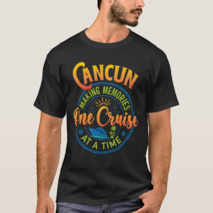 T-shirt Cancun Vacation 2023 Faire des souvenirs ensemble