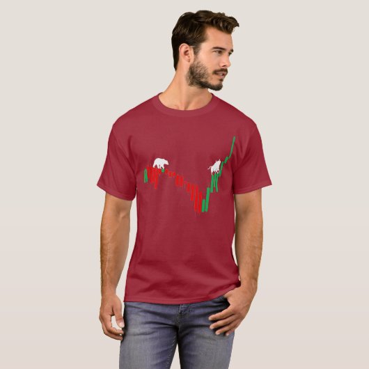 T-shirt Candlestick Trader (Devant entier)