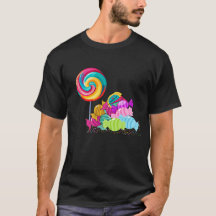 T-shirt Candy and Lollipop : Sweet Happiness