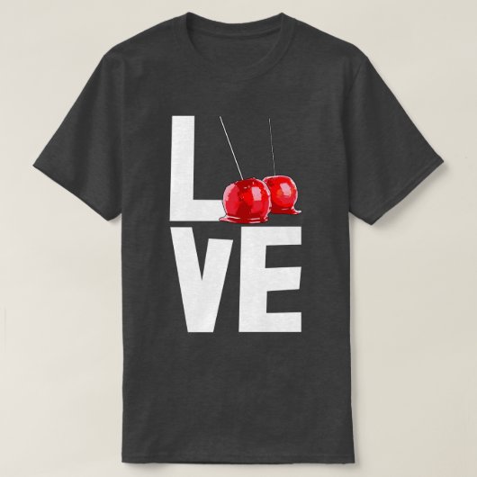 T-shirt Candy Apple Love Funny Candy Dessert Femmes 26 (Design devant)