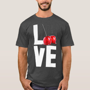 T-shirt Candy Apple Love Funny Candy Dessert Femmes 26