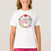 T-shirt Candy Bracelet Colorful Second Grade (Devant)