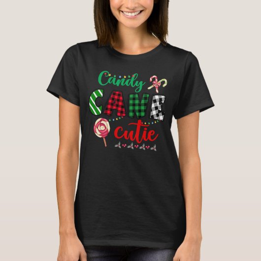 T-shirt Candy Cane Cutie Christmas Stocking Stuffer  Kids (Devant)