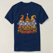 T-shirt Candy Citrouille de sécurité Chat Helloween 83 (Design devant)