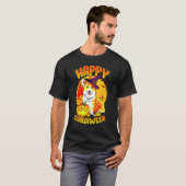 T-shirt Candy Citrouille Witch Corgi (Devant entier)