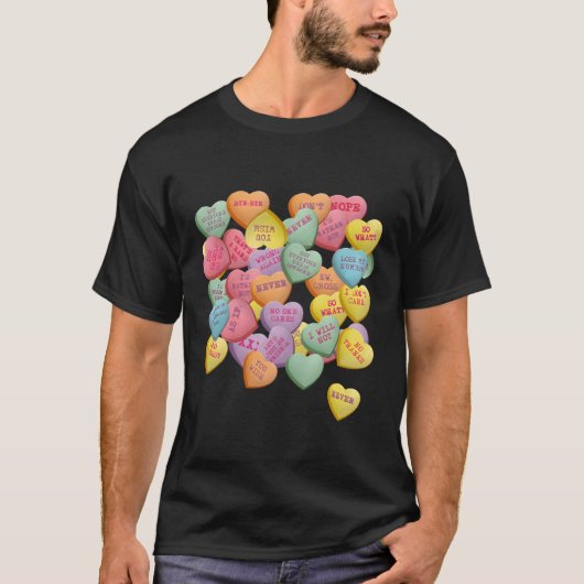 T-shirt Candy Conversation He Pour Anti'S Day (Devant)