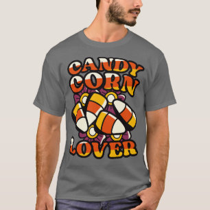 T-shirt Candy Corn Amusant Amusant Coloré Halloween Candy
