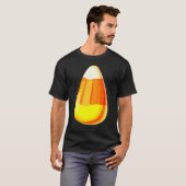 T-shirt Candy Corn Costume Last Minute Lazy Party 1 (Devant entier)