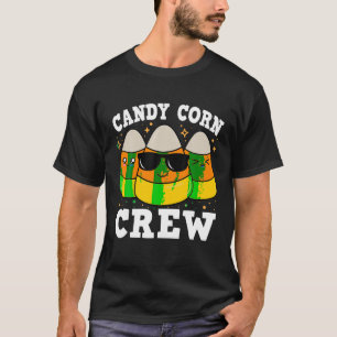 T-shirt Candy Corn Crew Costume Halloween Hommes Femmes En