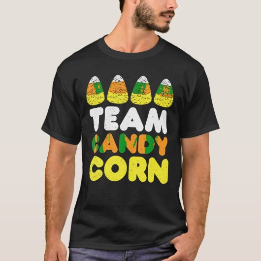 T-shirt Candy Corn Crew Halloween Candy Corn Funny Squad (Devant)