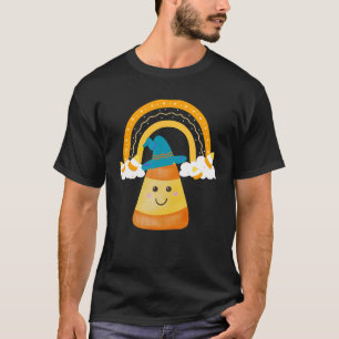 T-shirt Candy Corn Crew Halloween Costume Hommes Femmes Am