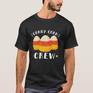 T-shirt Candy Corn Crew Halloween Costume Hommes Femmes Am