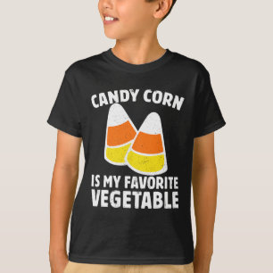T-shirt Candy Corn Est Mon Légumes Favoris Tee Retro Hall